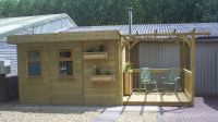 12 x 8 Garden Room with additional Pergola