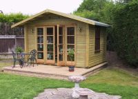 14 x 10 Summer Room with non standard doors & sidelights. 